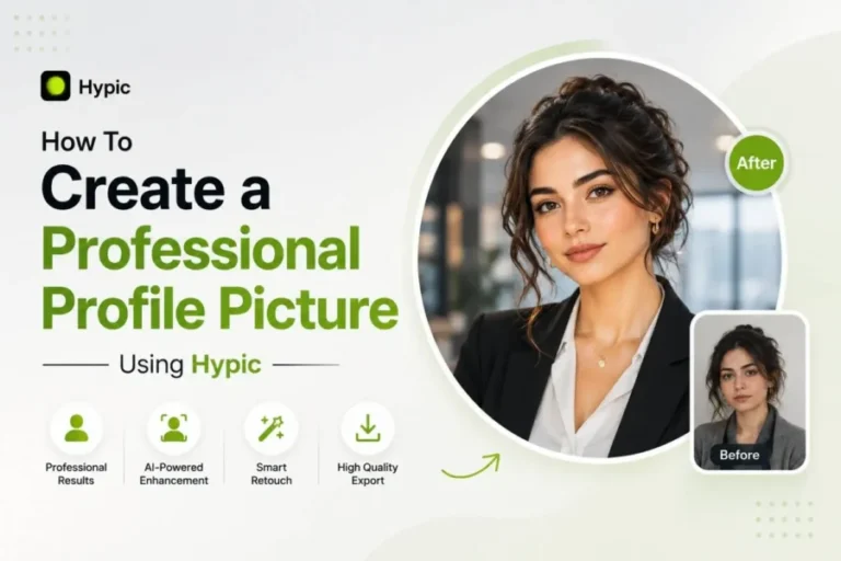 How To Create a Professional Profile Picture Using Hypic