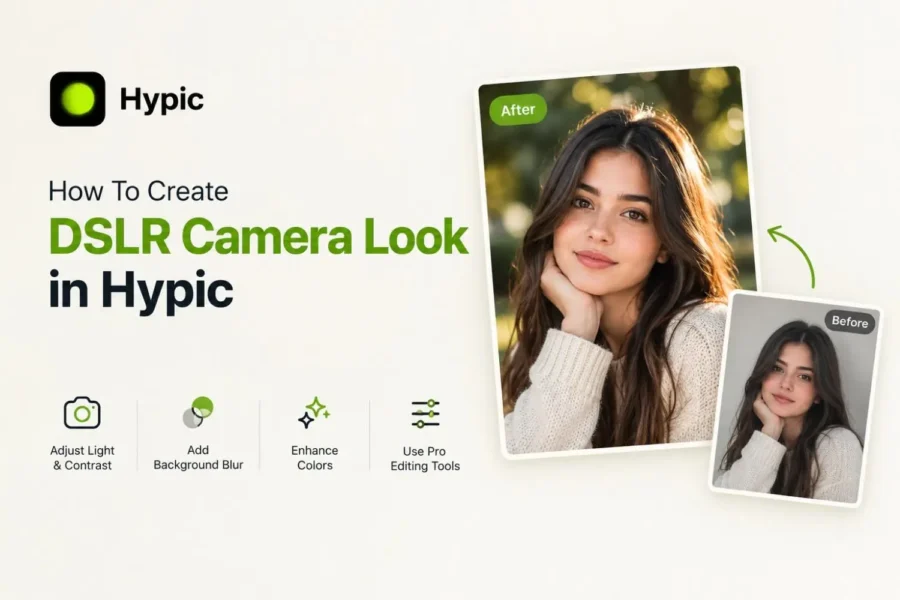 How to Create DSLR Camera Look in Hypic How to Create DSLR Camera Look in Hypic